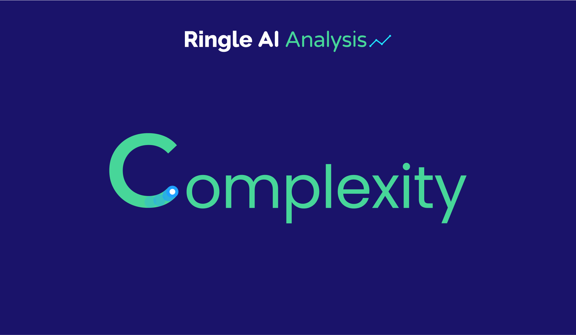  Compexity를 향상시키는 링글 CAF 서비스를 소개하는 주황색 타이포.