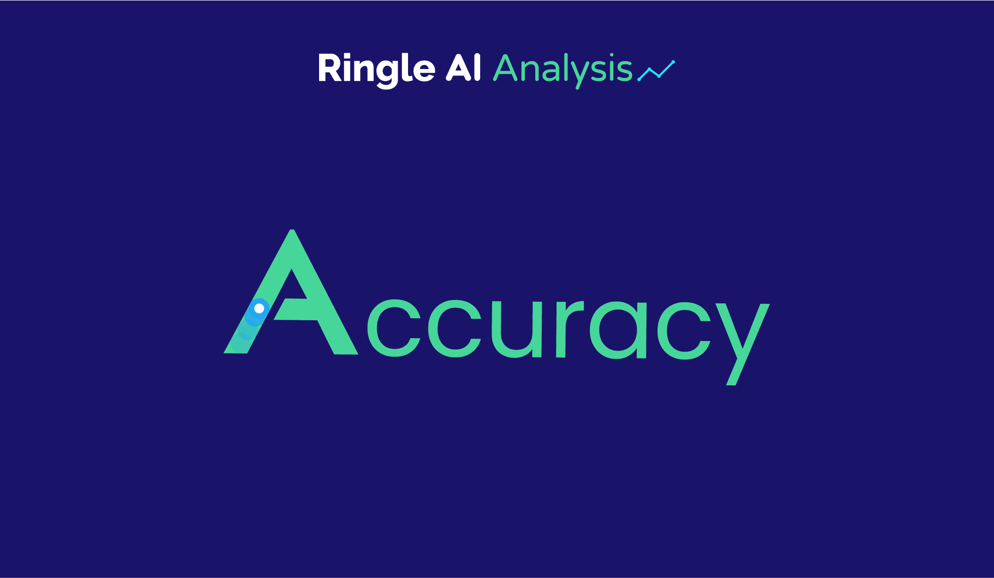 accuracy를 향상시키는 링글 CAF 서비스를 소개하는 주황색 타이포.