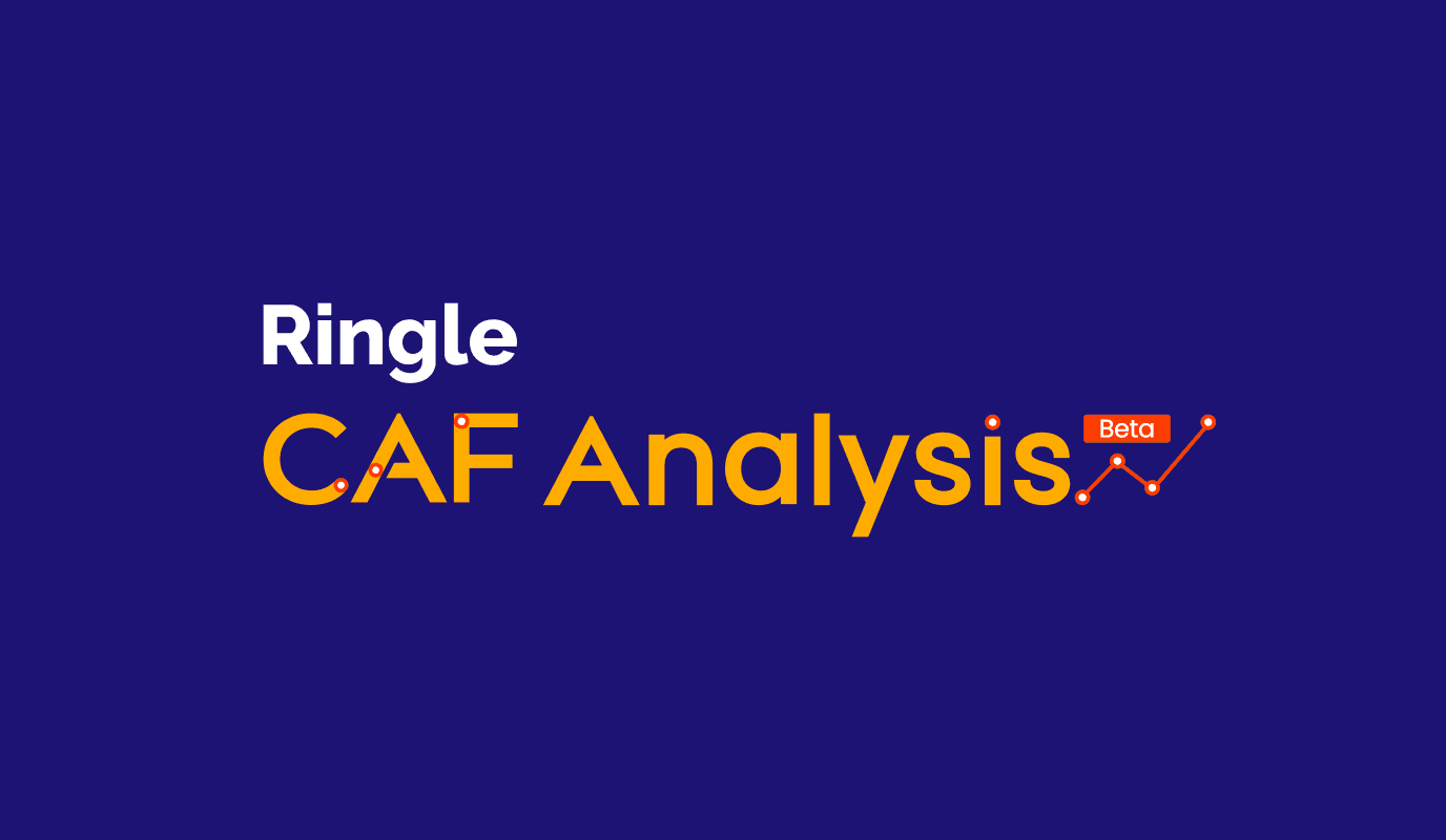 링글 CAF 진단 베타 서비스를 소개하는 타이포.
